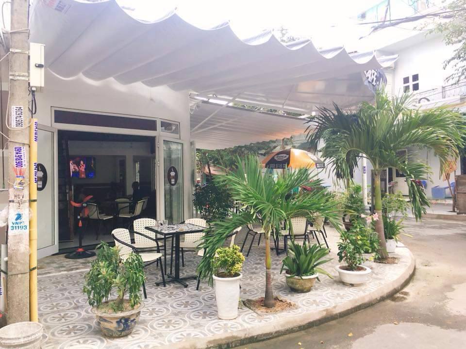 Mái xếp, mái che, mái bạt kéo lùa di động quán cafe