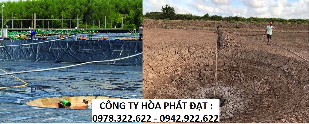 Sản Xuất Và Cung Cấp Bạt Lót Sàn Ao Hồ Nuôi Tôm Cá, Bạt Lót HPDE Chống Thấm Chống Cháy